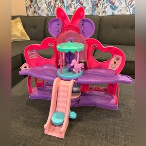 Minnie Mouse Toy Playhouse - Pink & Purple Carousel Playset for Kids